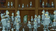 Der Professor hat eine Duplikationsmaschine entwickelt und bald erkennt Bender, dass er sich selbst reproduzieren kann ... Der Professor hat eine Duplikationsmaschine entwickelt und bald erkennt Bender, dass er sich selbst reproduzieren kann ...