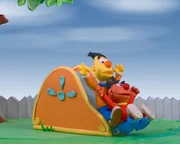 Zu Besuch bei Freunden werden Ernie und Bert in ein merkwürdiges Abenteuer verstrickt: Sie sollen auf die unsichtbare Schwester ihres Freundes aufpassen...