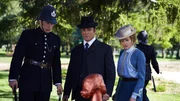 L-R: George Crabtree (Jonny Harris), William Murdoch (Yannick Bisson) und Thomas Brackenreid (Thomas Craig)