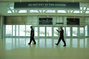 Officer Tai and Officer Lopez make their way to an arriving flight at Terminal 4.(National Geographic/Lucky 8 TV)