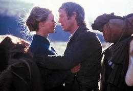 Glendolene Kimmel (Linda Evans) und Tom Horn (Steve McQueen)