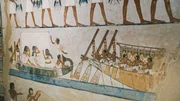Die Wichtigkeit der Lebensader Nil für den Alltag der Ägypter spiegelt sich in ihrer Kunst. Die Wichtigkeit der Lebensader Nil für den Alltag der Ägypter spiegelt sich in ihrer Kunst.
