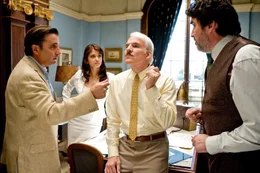 Auf der Jagd nach dem "rosaroten Panther" und dessen geheimnisvollen Meisterdieb  "Tornado": (v.l.n.r.) Vincenzo (Andy Garc&iacute;a), Sonia (Aishwarya Rai), Jacques Clouseau (Steve Martin) und Pepperidge (Alfred Molinader) ...