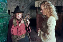 Katharina Thalbach (Rumpelstilzchen), Marie-Christine Friedrich (Marie).