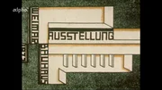 Ein Rückblick auf die Geschichte vom "Bauhaus" im Jahr 1969 - Plakat für die Bauhaus-Ausstellung 1923.