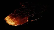 Die gl&uuml;hende Lava w&auml;re beim Ausbruch eines Supervulkans nur eine von vielen Gefahren f&uuml;r die Menschheit.