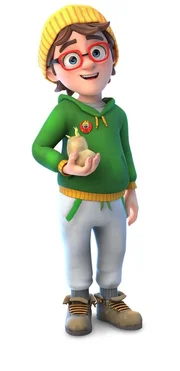 Torte trägt nicht umsonst diesen verrückten Spitznamen. Der optimistische Junge liebt Torten über alles. Er ist einer von Dennis besten Freunden und hat eine Kartoffel namens Karl als Haustier.