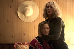 Karen Strode (Judy Greer), Laurie Strode ( Jamie Lee Curtis).