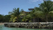 Exterior of Sunset House in Utila, Honduras, as seen on HGTV's Caribbean Life