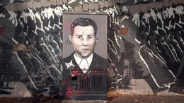 Barthel Schink gemalt auf Stromkasten in K&ouml;ln Ehrenfeld.