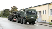 Rund 23 Tonnen bringt der &bdquo;Bundeswehr-Mammut&ldquo; HX81 auf die Waage.