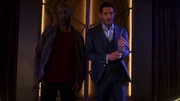 Amenadiel (DB Woodside, l.); Lucifer (Tom Ellis, r.)