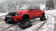 Die Tuningwerkstatt von Karl Geiger verwandelt einen Ford Raptor in eine Pistenraupe.