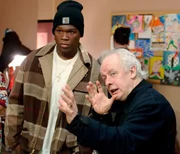 Regisseur Jim Sheridan, r. und sein Hauptdarsteller 50 Cent, l.