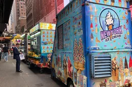 Auch in Manhattan sind die beliebten Foodtrucks zu finden.
