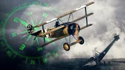 Im Ersten Weltkrieg kommt es erstmals zu Luftkämpfen am Himmel. Der deutsche Piloten Manfred von Richthofen erlangt mit seinem Dreidecker "Fokker Dr.I" Berühmtheit.