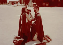Marisol (Marianne Koch, l.), ihr Sohn Joseph (Fredy Arco, M.) und ihr Mann Julian (Daniel Martin, r.) werden in der mexikanischen Stadt San Miguel nicht gerade freundlich aufgenommen ...