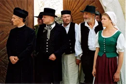 (v.li., vorne): Richard Sammel, Wolfgang B&ouml;ck, Reinhard Reiner, Franziska Weisz.