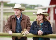 Der neue Cowboy auf Heartland: Kerry James als Caleb Odell, Amber Marshall als Amy Fleming