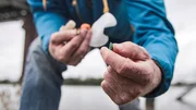 Plastikm&uuml;ll in der Donau das durch Ger&ouml;ll und Steine am Flussgrund zu Mikroplastik werden kann
