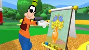 MICKEY MOUSE CLUBHOUSE - "Mickey's Art Show" – Mickey's putting on an arts and crafts show and everyone begins working on their art, except for Goofy, who isn't sure what kind of art to do. Mickey and pals get Goofy involved in painting, sculpting and drawing – and eventually Goofy discovers that while his art doesn't turn out like everyone else's, it perfectly expresses who he is – spontaneous, unpredictable and… goofy! GOOFY