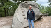 Moderator Arndt Reisenbichler am Teufelstein bei Bad Dürkheim.
