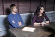 Ermitteln im Fall einer sabotierten Trägerrakete: Marty Deeks (Eric Christian Olsen, l.) und Kensi Blye (Daniela Ruah, r.) ...