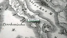 Karte Neapel.