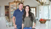 As seen on Fixer Upper, Chip and Joanna Gaines in the Ignacio's renovated kitchen. (Portrait)