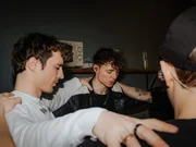 Heiko und Roman Lochmann vor dem Konzertauftritt Heiko und Roman Lochmann vor dem Konzertauftritt