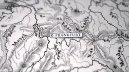 Karte Frankfurt.