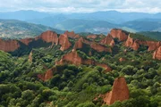Las Medulas in Spanien Las Medulas in Spanien