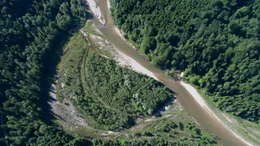 Im Bereich der Schnalz wird das Flussbett der Ammer noch von regelm&auml;&szlig;igen Hochwassern geformt. Dabei entstehen immer neue Inseln aus Schotter und Kiesb&auml;nken. Umgest&uuml;rzte B&auml;ume d&uuml;rfen liegenbleiben und schaffen so neuen Lebensraum f&uuml;r unz&auml;hlige Tier- und Pflanzenarten.