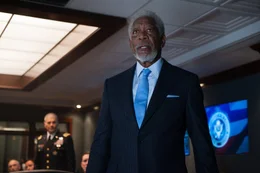 Vizepr&auml;sident Trumbull (Morgan Freeman).