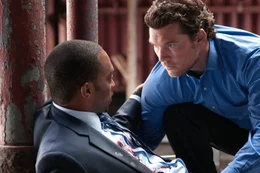 Ist es Rache an seinem alter Partner Mike (Anthony Mackie, l.), oder verfolgen sie beide den gleichen riskanten Plan? Nick Cassidy (Sam Worthington, r.) ...