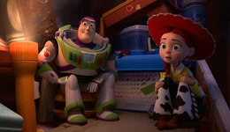 TOY STORY OF TERROR - ABC has set an airdate for Disney&bull;Pixar's first special for television, "Toy Story OF TERROR!," a spooky new tale featuring all of your favorite characters from the "Toy Story" films, airing WEDNESDAY, OCTOBER 16 (8:00-8:30 p.m., ET). What starts out as a fun road trip for the "Toy Story" gang takes an unexpected turn for the worse when the trip detours to a roadside motel. After one of the toys goes missing, the others find themselves caught up in a mysterious sequence of events that must be solved before they all suffer the same fate in this "Toy Story OF TERROR!" (Disney/Pixar 2013) BUZZ LIGHTYEAR, JESSIE