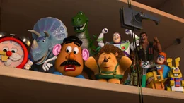 From Disney&bull;Pixar comes a spooky new tale featuring all of the favorite characters from the "Toy Story" films. What starts out as a fun road trip for the "Toy Story" gang takes an unexpected turn for the worse when the trip detours to a roadside motel. After one of the toys goes missing, the others find themselves caught up in a mysterious sequence of events that must be solved before they all suffer the same fate in this "Toy Story of Terror."