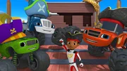 L-R: Pickle, Crusher, AJ, Blaze