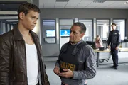 Alex Brandt (Vinzenz Kiefer), Semir Gerkhan (Erdogan Atalay), Susanne König (Daniela Wutte), Patrick O'Connor (Paul Grasshoff) Semir will nicht dass Alex allein loszieht.