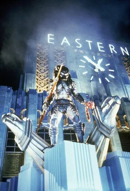 Der Predator (Kevin Peter Hall) richtet seine Opfer aufs &Uuml;belste zu ...