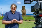 Der MDR Filmemacher Thomas Junker in Rapa Nui / Osterinsel