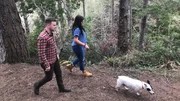 Contributors Alec Swanson (L) and Lindsey Swanson (R) enjoy a hike on the Scarf Nature Trail with their dog, as seen on HGTV's Beachfront Bargain Hunt. Contributors Alec Swanson (L) and Lindsey Swanson (R) enjoy a hike on the Scarf Nature Trail with their dog, as seen on HGTV's Beachfront Bargain Hunt.