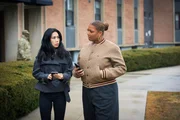 l-r: Delilah (Laya DeLeon Hayes), Robyn McCall (Queen Latifah)