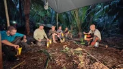 L-R: Christian, Efdal, Jethro, Ben, Jeff, Ed Stafford L-R: Christian, Efdal, Jethro, Ben, Jeff, Ed Stafford
