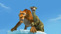 S&auml;belzahntiger Diego  und Faultier Sid