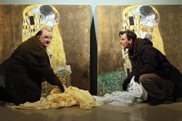 (v.li.): Udo Samel (Albert Wolf), Johannes Silberschneider (Willi Seidl).