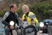 Harald Pokieser und Erich Pröll im Lake Tanganjika. Harald Pokieser und Erich Pröll im Lake Tanganjika.