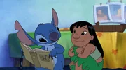 Stitch (l.), Lilo (r.)