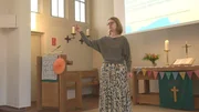 Stefanie Hayen von der Christus Kirchengemeinde Olfen gehört zum Projektteam "Gemeinsam statt einsam". Stefanie Hayen von der Christus Kirchengemeinde Olfen gehört zum Projektteam "Gemeinsam statt einsam".