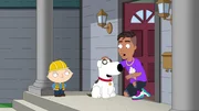 Stewie Griffin (l.), Brian Griffin (m.)